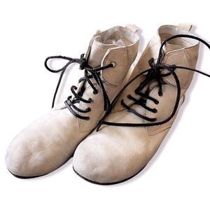 Marsell Beige Lace-Up Boots